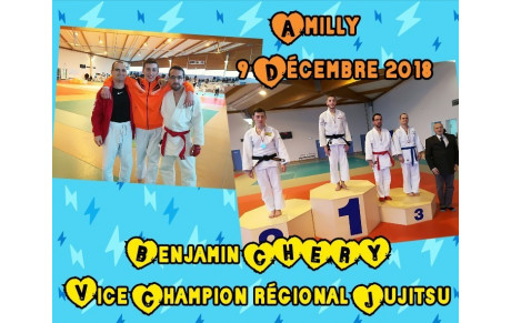Benjamin CHERY Vice Champion Régional