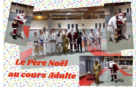 Visite du Père Noël chez les adultes