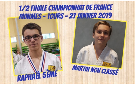 1/2 Finale Championnat de France Minimes
