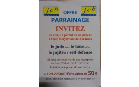 Offre de parrainage 
