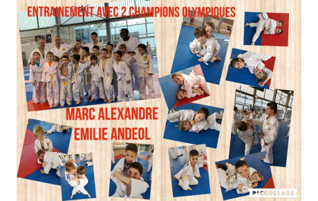 Entrainement avec 2 Champions Olympiques